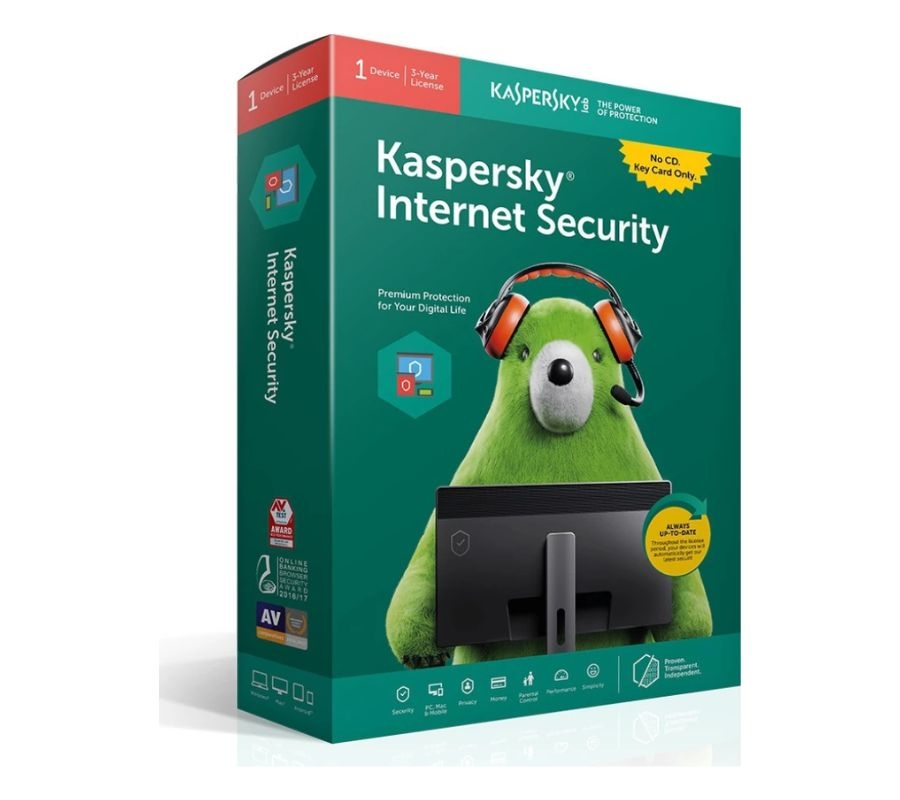 Kaspersky Internet Security 1 User 1 Year Antivirus